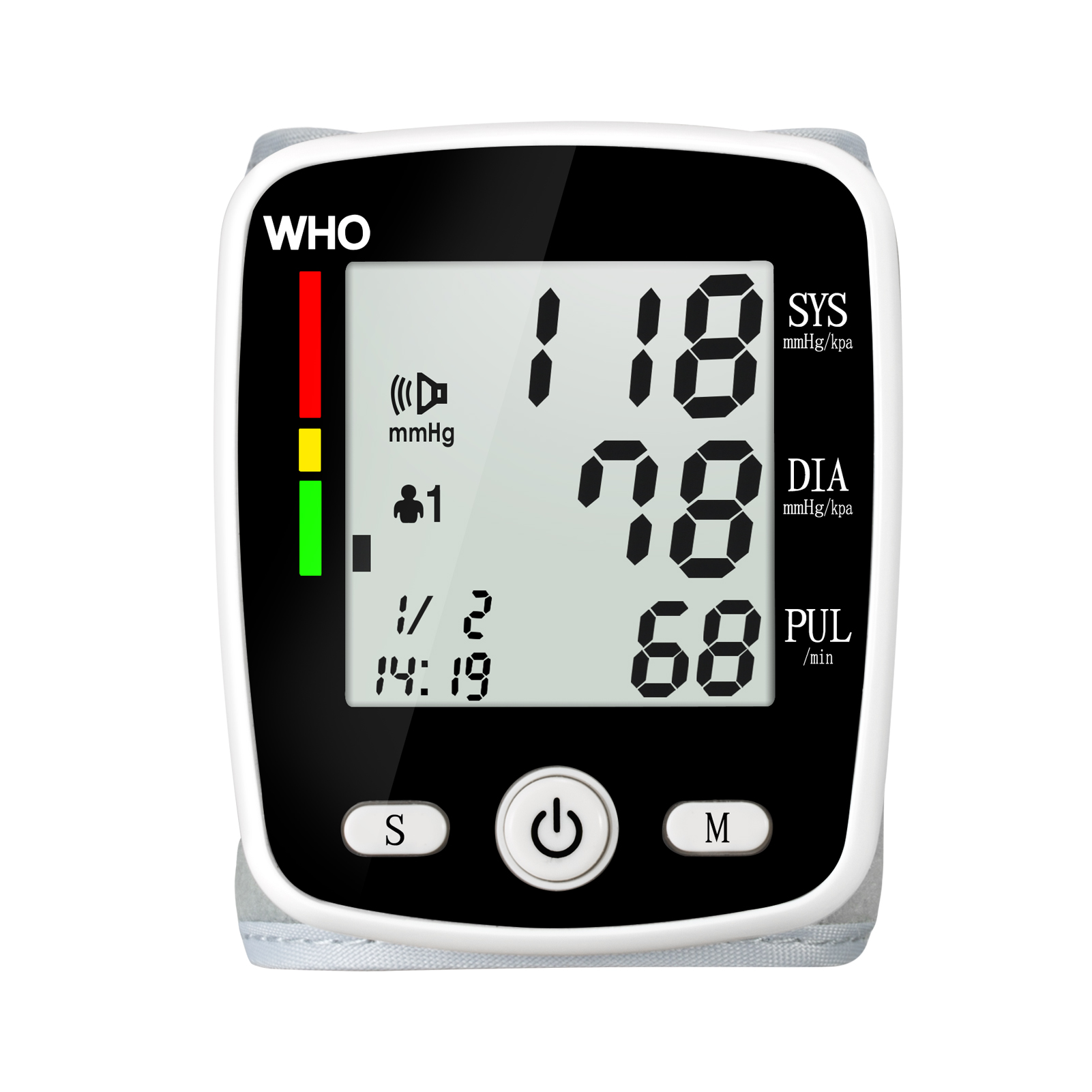 CK-W355英文手腕式血压计（充电款）